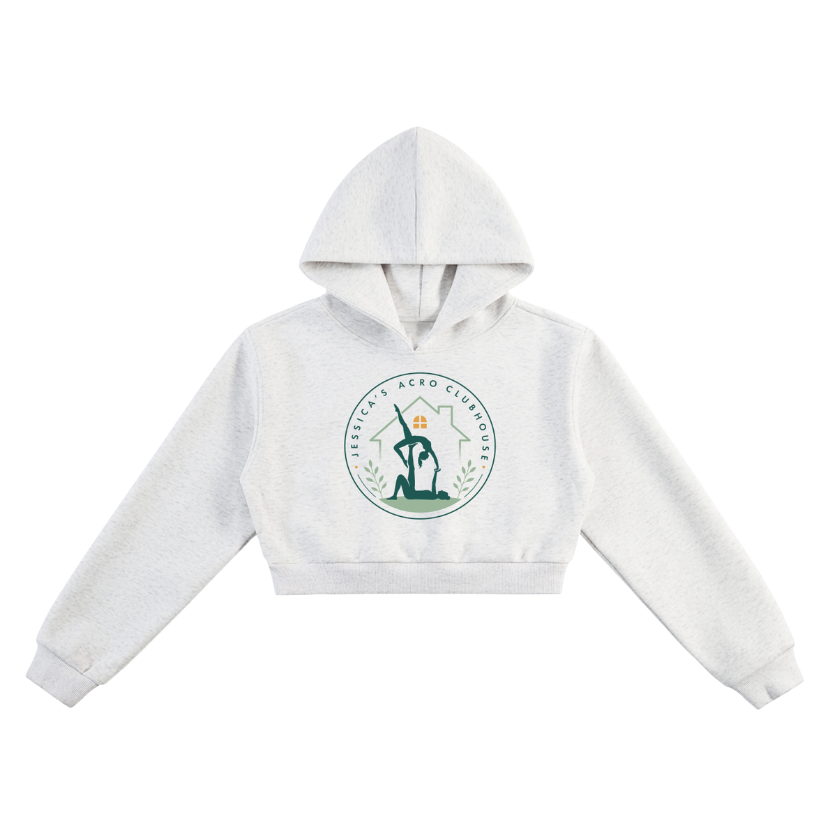 Essential Cropped Hoodie - Clubhouse Logo