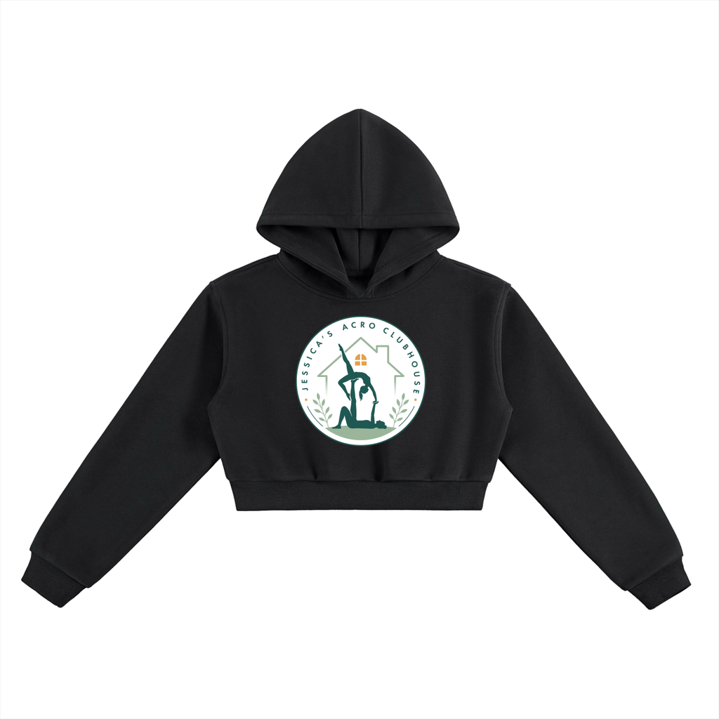 Essential Cropped Hoodie - Clubhouse Logo