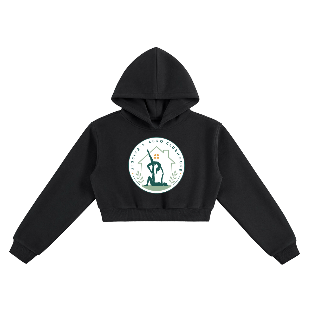 Essential Cropped Hoodie - Clubhouse Logo