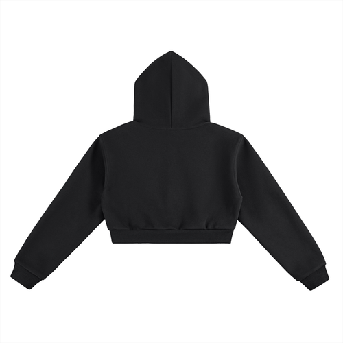 Essential Cropped Hoodie - Clubhouse Logo